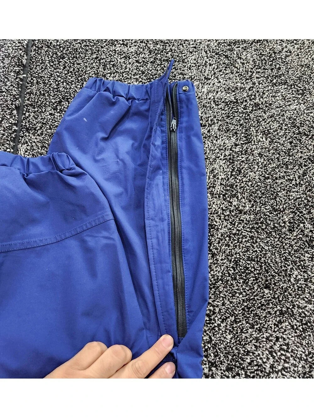 The North Face Vintage Blue Nylon Track Pants Medium Made in USA